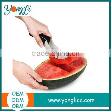 Watermelon Stainless Steel Slicer Corer and Serving Tongs With Melon Baller and Fruit Carving Knife photo-2