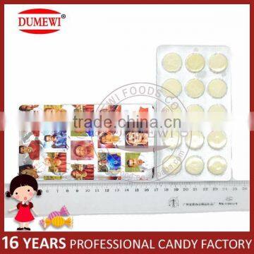 Football Star Letter Dry Cow Milk Tablet Candy photo-3