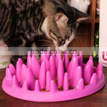 Jungle Reduce Weight Pet Feed Interactive Slow Feeder Dish Pet Bowls