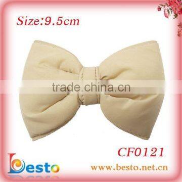 CF0121 Handmade wholesale cheap simple large hair bows with clip