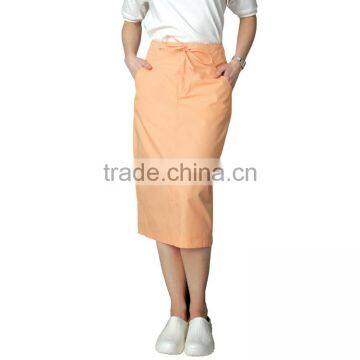 Mid-Calf Length Drawstring Skirt