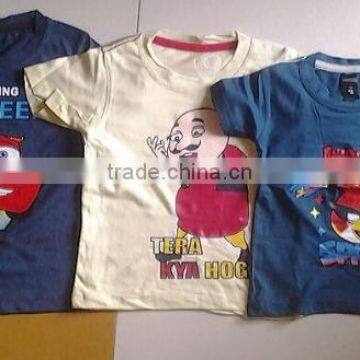 1$ Children Multi Printed T-Shirts Free Shipping