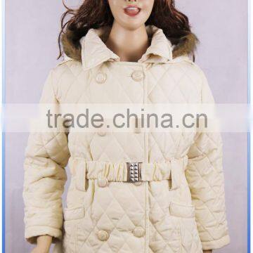 2016 new arrivals winter long sleeve girls sewing embroidering coat
