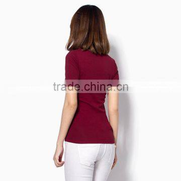 New Fashion of Blank t Shirt for Ladies, V-neck t Shirt photo-3