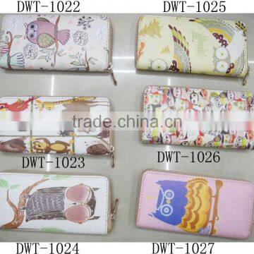 Fashion High Quality PU Stylish Print Owl Wallet photo-6