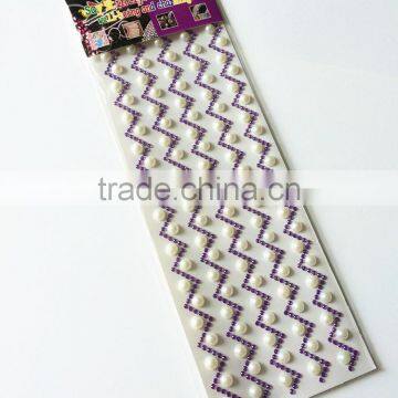 Colorful Mixed Pear And Rhinestone Sticker Sheet Acrylic Rhinestone Craft Sticker For Promotion Gifts photo-4