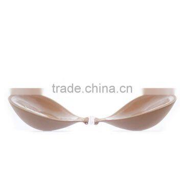 Sexy Big Boobs Girl Wear Strapless Invisible Bra photo-4