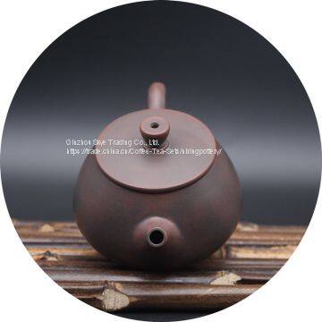 Teapot Nixing Pottery Teapot Hand Painting Tea Ware Money Comes Everyday Tea Set photo-2