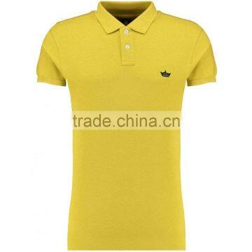 MGOO Cheap Price Fashionable Plain Pattern Polo Shirts 210g 100% Cotton Pique Soft Polo Shirts photo-2