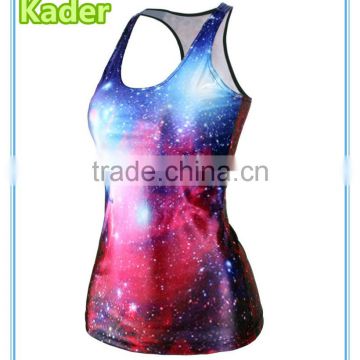 woman full printing tank top wholesale