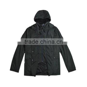 Men Spring Hoodie Windproof Long Outerwear Jacket