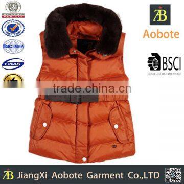 2015 New Fashion Thin Kid Sleeveless Down Jacket,kid Down Vest