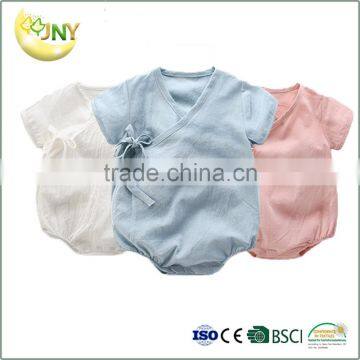 Wholesale newborn organic cotton romper baby clothes