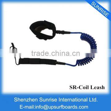 OEM Custom Straight Coil Surfboard Leash For Surfing