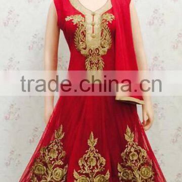 Embroidered Anarkali Suits photo-2