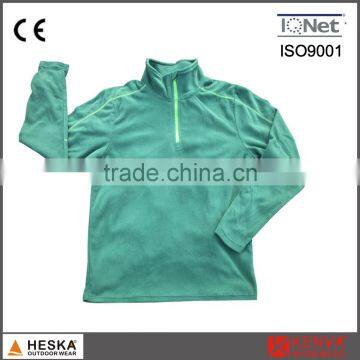Custom Mens Outdoor Coat Blank Light Cheap Sweat Fleece Jacket photo-5