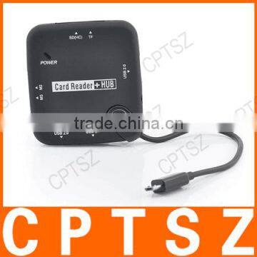 Manufacturers Wholesale Multi-function Mobile Phone OTG Card Reader Combo HUB 7in-1 Multi-function Hub photo-3