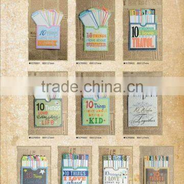 Wholesale Cheap Paper Chipboard Sticker Room Decor Embellishment Art photo-4