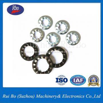 China Supplier DIN6798J Internal Serrated Lock Washer with ISO