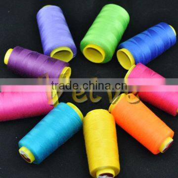 2013 hot sales Poly Poly Core Spun Sewing Thread TEX30