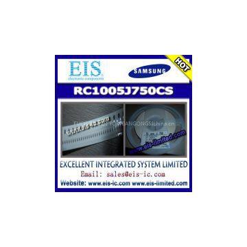 RC1005J750CS - SAMSUNG - THICK-FILM CHIP RESISTOR