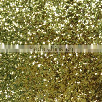 fully stock sparkly gold glitter fabric