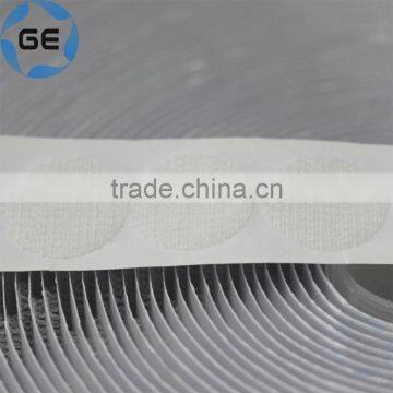 High Quality Self-Adhesive Nylon Hook and Loop Dots With Release Paper Customized Round Sticky Dot With Back Hot Melt Glue photo-2