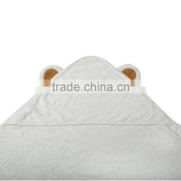 OEKO Manufacturer Custom Packaging and Private Label 100% Organic Bamboo Hooded Baby Towel Without Dyeing photo-2