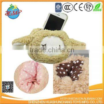 plush mobile phone holder