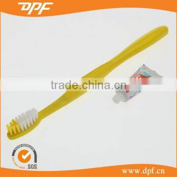 hotel disposable toothbrush and toothpaste