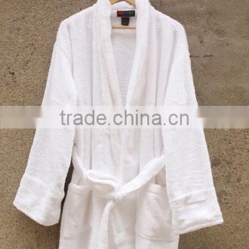 china factory Luxury 100% terry cotton Bathrobe, Ladies Robe