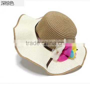 Promotion straw boater hat custom Straw Hat blank wholesale