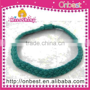 Fashion green colour sweat band head band