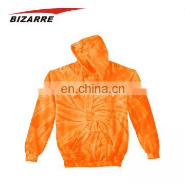 New Arrival Custom Polyester Tie Dyed Pullover Couples Hoodies