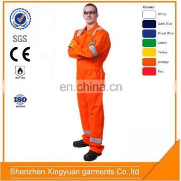 Aramid IIIA Flame Retardant insulated oil rig coveralls with ykk zipper China factory