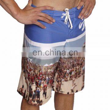 Wholesale Custom Printed Swimwear 4 Way Stretch Blank Fishing Shorts photo-6