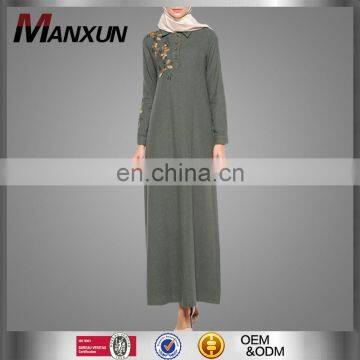 OEM Service Supply Type Muslim Abaya High Quality Embroidery Islamic Clothing Comfortable Fabric Middle East Ethnic Region Dress