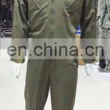 Hot Selling Olive Green 100% Cotton Professional Safety Coverall Workwear photo-2