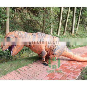 HI CE inflatable dinosaur costume for adult in outdoor activity