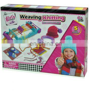 DIY knitting and waving by beautifull machine