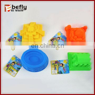 Four shape ECO plastic toy sand molds