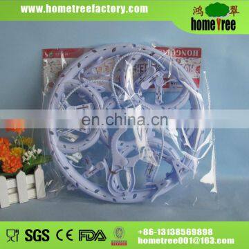 2014 hot sale 18 pcs plastic cloth hanger
