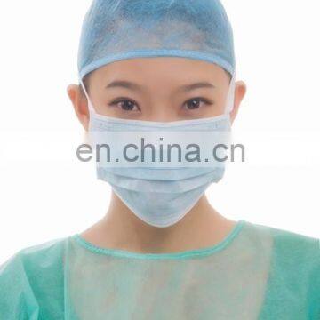 Disposable 2ply 3ply colored PP adult face mask