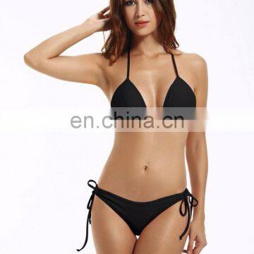 sexy triangle single rise scrunch bottom swimwear micro thong bikinis