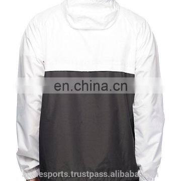 Wind Breaker Jacket - New Design Two Toned Wind Breaker Jacket With Hoodie photo-2