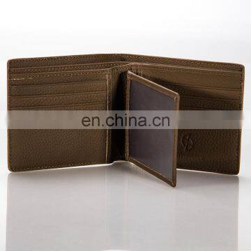 Human Genuine Cowhide Leather Wallet Hot Sale Designer Wallets for Men