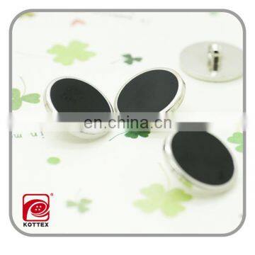 Cheap black plastic enamel oeko-tax approved buttons,cloth button