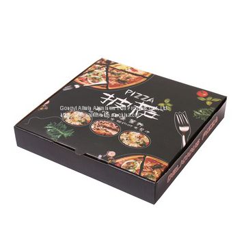 Motorcycle pizza delivery box corrugated paper