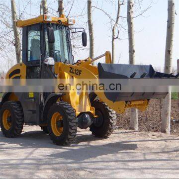 ZL12F 4WD tractors cheap wheel loader price chinese wheel loader for sale