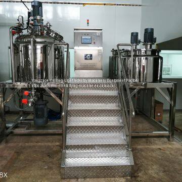 50L Cosmetic Cream vacuum homogenizing emulsifier mixing machine